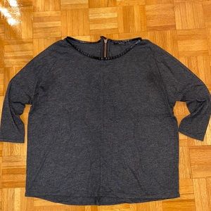 Grey Zara tunic top